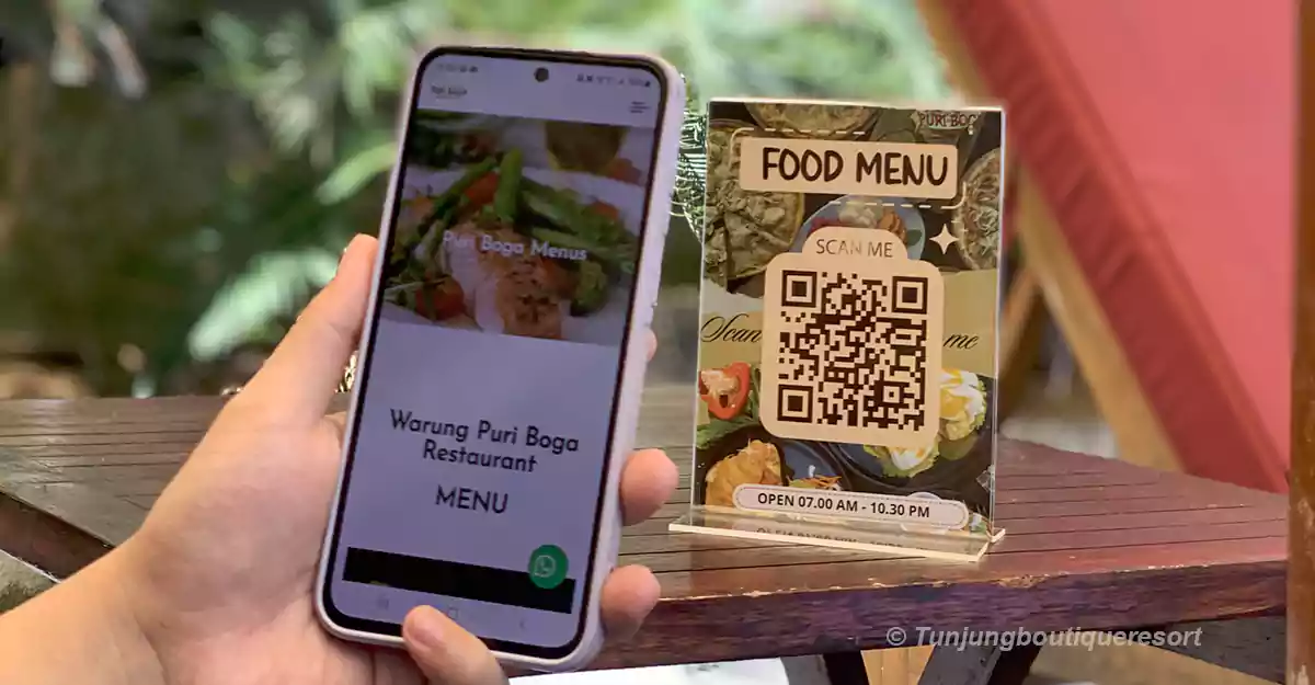 Modern Bali Hospitality – Easy Dining with Barcode Menu Scan